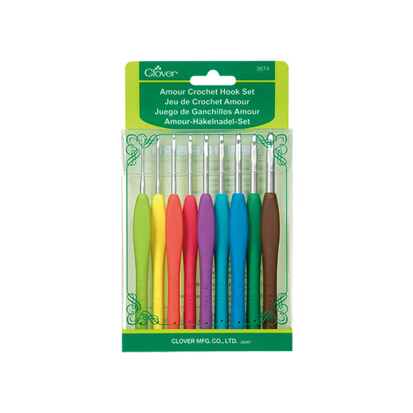 Clover Amour Crochet Hook Set - Around the Table Yarns