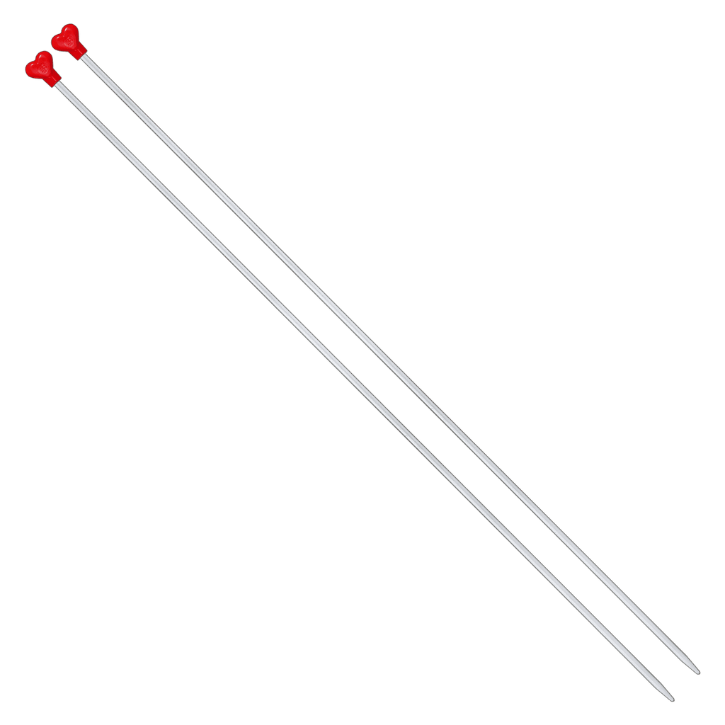 Addi 35cm (14") Single Pointed Aluminium Needles - The Needle Store