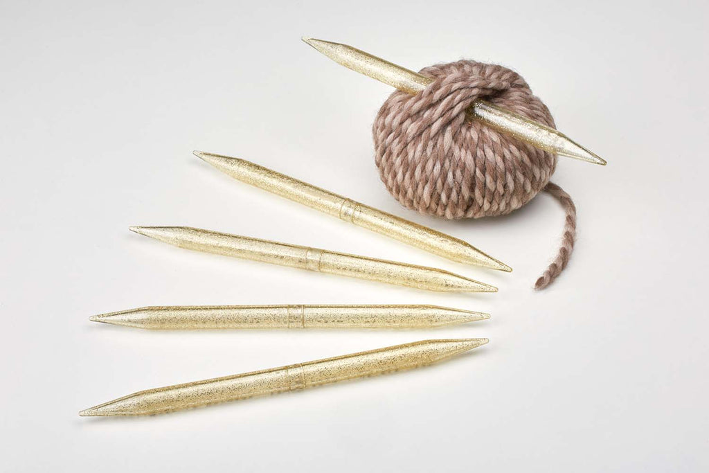 Addi Champagne 25cm (10") Double Pointed Needles - The Needle Store