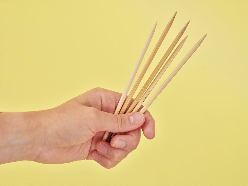 AddiNature 15cm (6") Bamboo Double Pointed Needles - The Needle Store