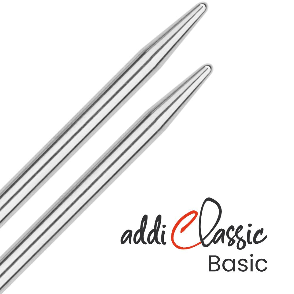Addi Steel Double Point Needles - 8inch US 000 - 1.50mm