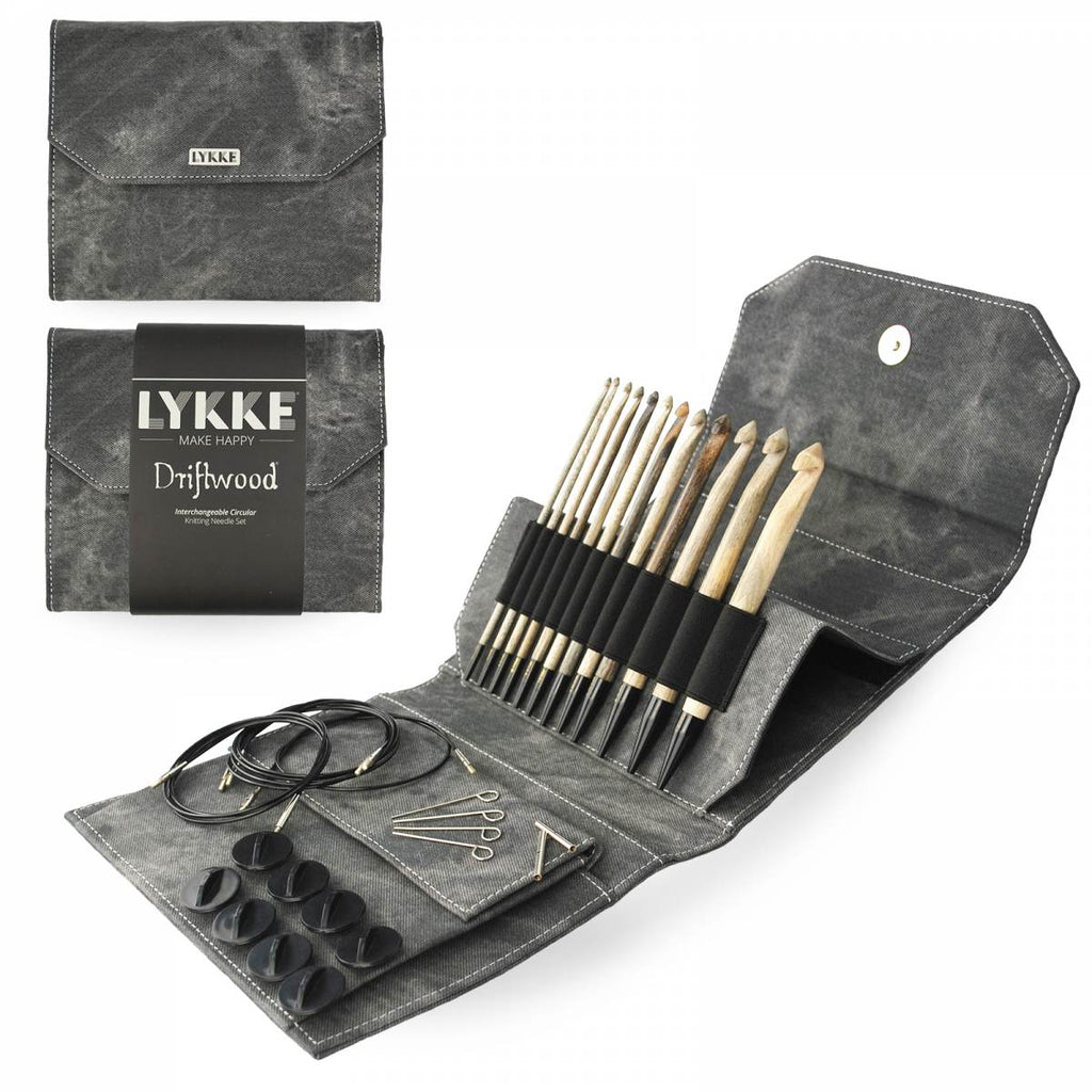 LYKKE Driftwood Interchangeable 3.5 Circular Needle Set - 841275128514